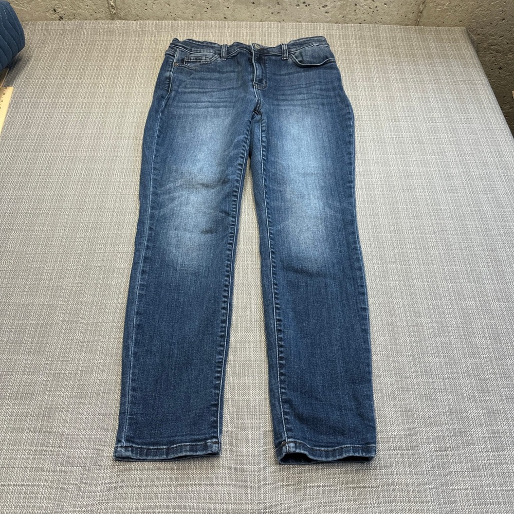 Judy Blue‎ Miles City Mid Rise Slim Fit Jeans 13 / 31 Stretch Comfort Faded